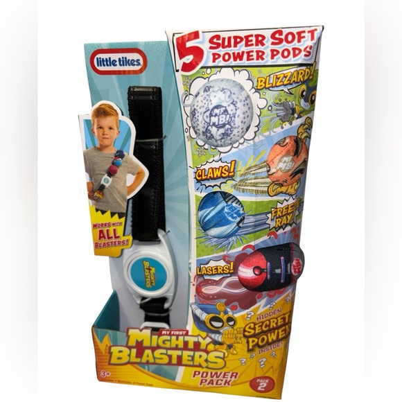Nwt Little Tikes Mighty Blasters Power Pack five super soft power pods - Picture 1 of 2